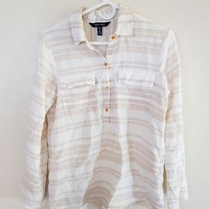 NWOT Linen shirt Ellen Tracy